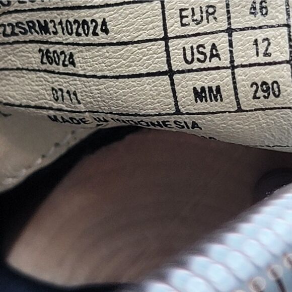 Lacoste Marceau Low 2 SRM LTH Mens Size 12 Golf Spikless Boat Gray Leather Shoe - Picture 9 of 11